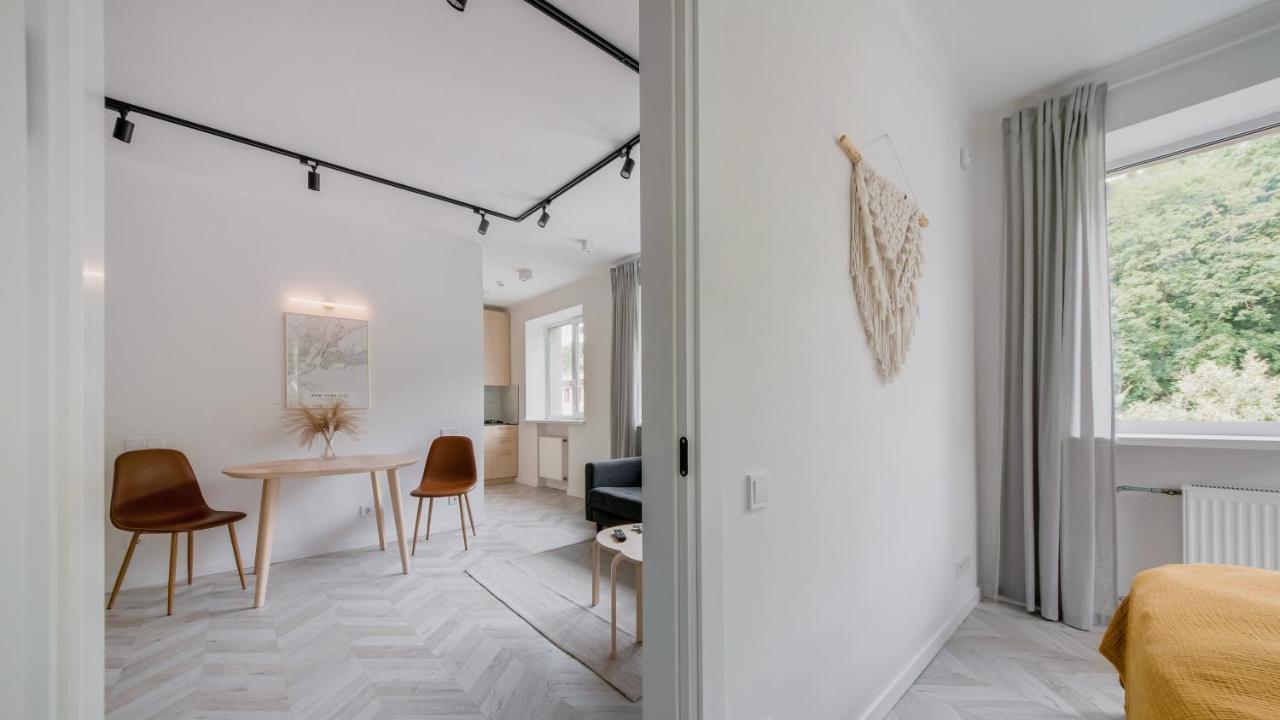 Central Apartment In Architectural Street 考纳斯 外观 照片